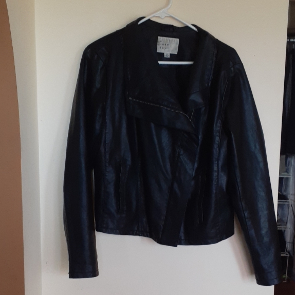 Faux leather jacket. Xl